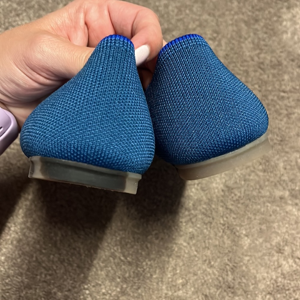 Rothy’s ocean blue flats - Picture 3 of 5